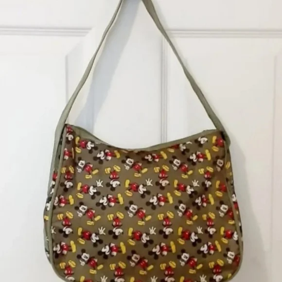 Disney Mickey Mouse Brown Shoulder Bag - Picture 6 of 6